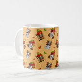 Afrikaanse gnomen Pattern Koffiemok (Voorkant links)