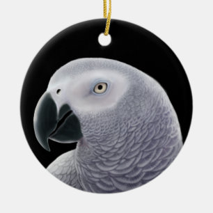 Afrikaanse Gray Parrot Ornament
