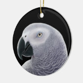 Afrikaanse Gray Parrot Ornament (Links)