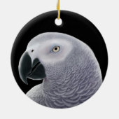 Afrikaanse Gray Parrot Ornament (Achterkant)