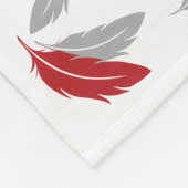 Afrikaanse Grijze Blanket Fleece Deken (Hoek)