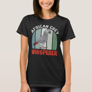 Afrikaanse Grijze Fluisteraar Papegaaien Vogel Gri T-shirt