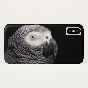 Afrikaanse grijze papegaai iPhone x hoesje