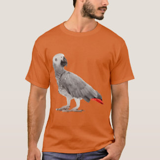 Afrikaanse grijze papegaai is grappig t-shirt