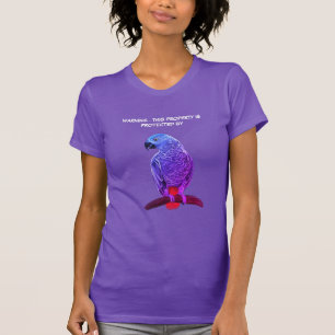Afrikaanse grijze papegaai T-shirt