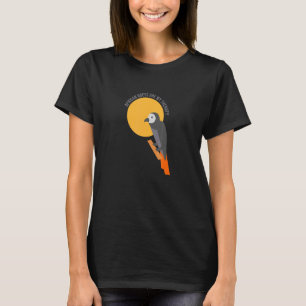 Afrikaanse grijze parrots als therapie-Ironisch Ge T-shirt