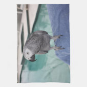 Afrikaanse grijze pool theedoek (Verticaal)