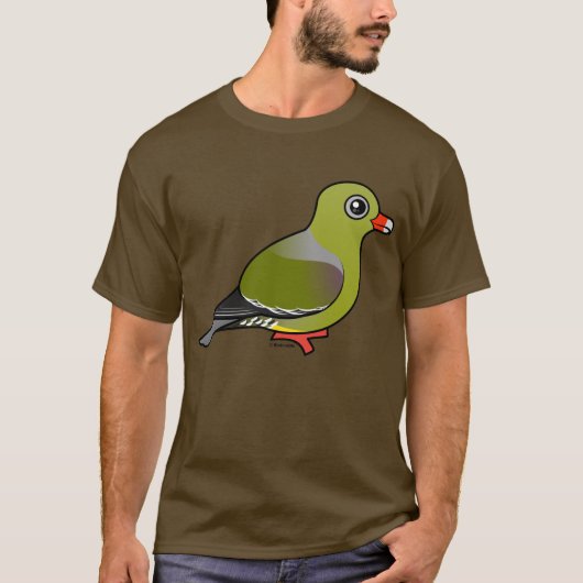 Afrikaanse groene duif t-shirt (Voorkant)