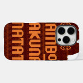 Afrikaanse Groet: Jambo Hakuna Matata Wood Design Case-Mate iPhone Case (Achterkant (horizontaal))