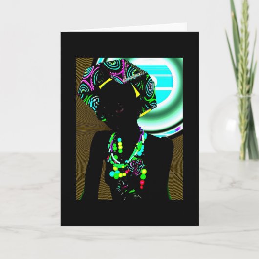 Afrikaanse groeten kaart (Voorkant)