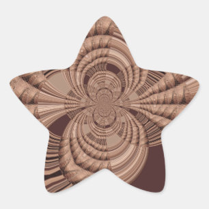 Afrikaanse Hakuna Matata Fractal Art Print/Graphic Ster Sticker