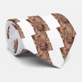 Afrikaanse Hakuna Matata Fractal Art Print/Graphic Stropdas (Opgerold)