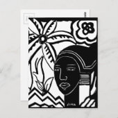 Afrikaanse hantasy briefkaart (Voorkant / Achterkant)