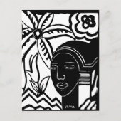 Afrikaanse hantasy briefkaart (Voorkant)