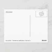 Afrikaanse heilige ibis op gras briefkaart (Achterkant)