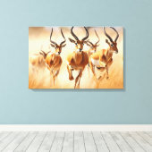 Afrikaanse Impala Canvas Kunst (Insitu (Houten vloer))