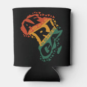 Afrikaanse kaart blikjeskoeler (Achterkant)