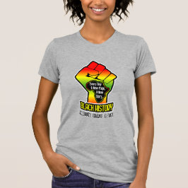 Afrikaanse kaart en vuist | Naam op rug | Zwarte g T-shirt