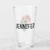 Afrikaanse kaart glas (Achterkant)