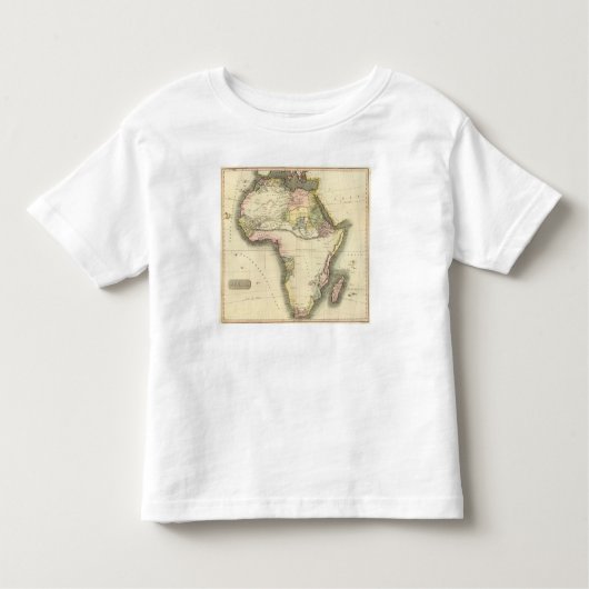 Afrikaanse kaart kinder shirts (Voorkant)