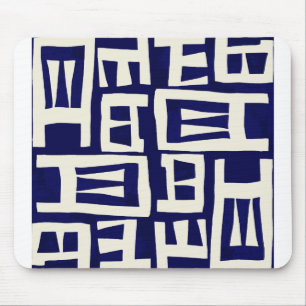 Afrikaanse kaart - Navy Ivoor Muismat