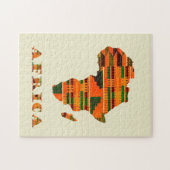 Afrikaanse kaart puzzel (Horizontaal)