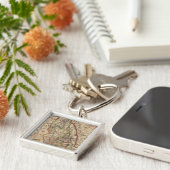 Afrikaanse kaart sleutelhanger (Zijkant)