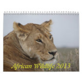 Afrikaanse kalender voor wilde dieren 2013 (Hoes)