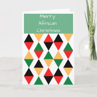 Afrikaanse kerst kaart