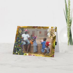 afrikaanse kerst-Kaart Feestdagen Kaart