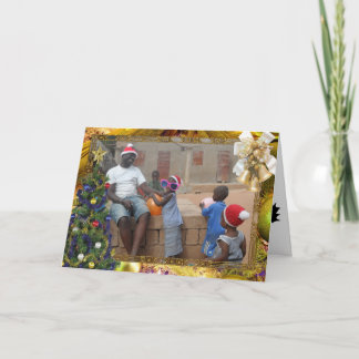 afrikaanse kerst-Kaart Feestdagen Kaart