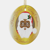 Afrikaanse kerstfeestdag keramisch ornament (Rechts)