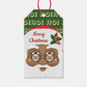 Afrikaanse kerstfeestdag met kerstmis cadeaulabel (Voorkant)