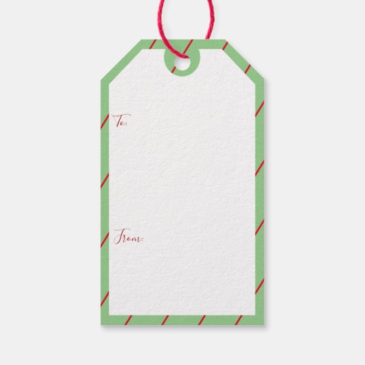 Afrikaanse kerstfeestdag met kerstmis cadeaulabel (Achterkant)