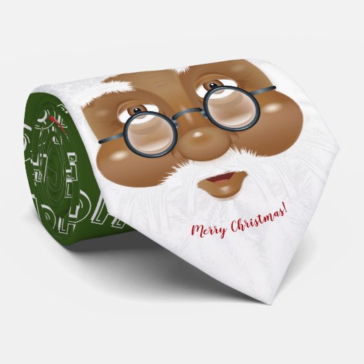Afrikaanse kerstfeestdag met kerstmis stropdas (Opgerold)