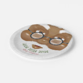 Afrikaanse kerstfeestdag papieren bordje (Gekanteld)