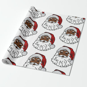 afrikaanse kerstman cadeaupapier