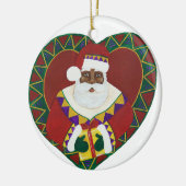 Afrikaanse kerstsieraad keramisch ornament (Links)