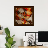 Afrikaanse kleuren poster (Thuiskantoor)