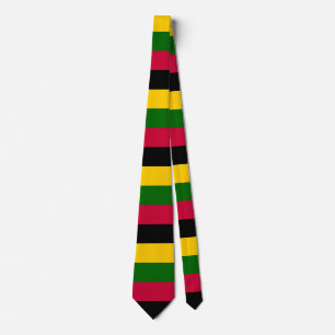 Afrikaanse kleuren strepen patroon ontwerp stropdas