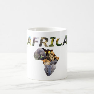 Afrikaanse kolonie voor Wildlife Continent Afrika Koffiemok