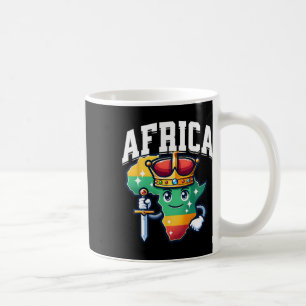 Afrikaanse Koning Koningin Afkomst Zwarte Geschied Koffiemok