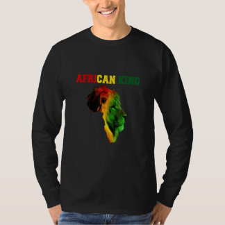 Afrikaanse koning Zwarte Geschiedenis Maand Lion A T-shirt