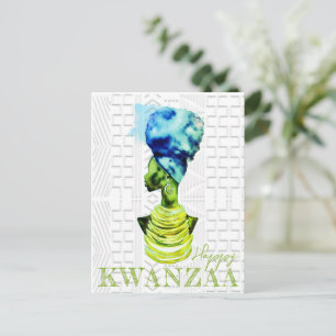 Afrikaanse koningin briefkaart