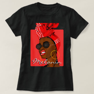 Afrikaanse koningin Melanin T-shirt