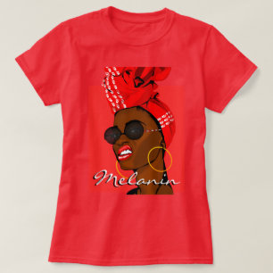 Afrikaanse koningin Melanin T-shirt