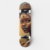 Afrikaanse koningin- skateboard (Voorkant)