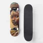 Afrikaanse koningin- skateboard (Voorkant)
