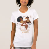Afrikaanse koningin T-shirt (Voorkant)
