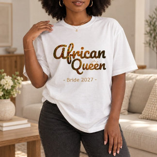 Afrikaanse Koningin T-Shirt — Cadeau voor Haar